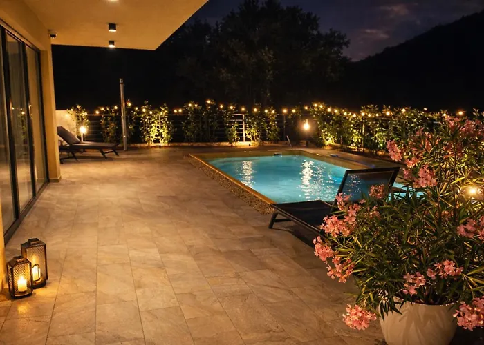 Villa Luxury Draga Pearl Near Sea By Guide *